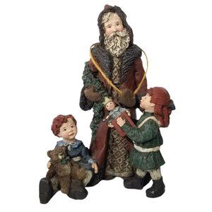 Sarah's Attic Limited Edition Figurine Santa VTG 1999 Numbered 211/3000 Signed
